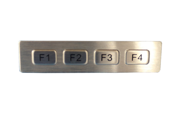Teclado numérico industrial do metal das chaves IP65 4 de aço inoxidável sem controlador eletrônico