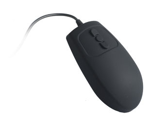 Preto óptico higiênico selado ou branco do dispositivo apontando do rato do Trackball