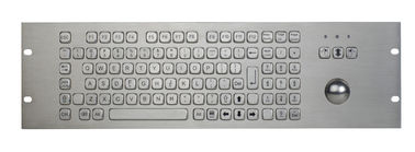 o teclado industrial do metal 1U com Trackball FN numérico fecha impermeável