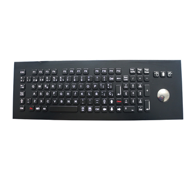 O teclado mecânico de Koisk da montagem do painel Waterproofs com chaves do FN do Trackball de 38mm