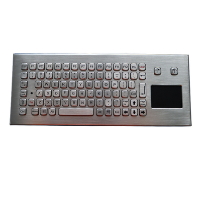 83 chaves comprimem o teclado impermeável do Touchpad/teclado de aço inoxidável selado industriais
