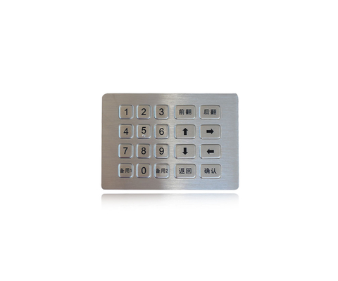 teclado numérico impermeável do metal com o teclado numérico numérico do quiosque áspero do ATM