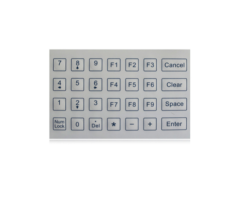 Antibacteriano personalizado de Mini Membrane Medical Keyboard With e teclado numérico industrial Scratchproof