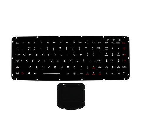 Luminoso industrial do teclado do silicone das definições 400DPI com Touchpad