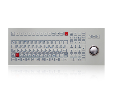 IP65 teclado industrial resistente Trackball Omron Switch Membrana teclado à prova d'água