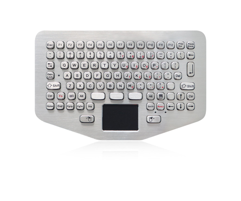 Touchpad de aço inoxidável do teclado da prova do vândalo IP65 para o computador Ruggedized