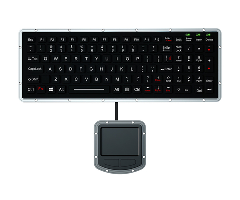 MIL-STD-810F teclado resistente à água resistente ao vandalismo com um interruptor de ouro