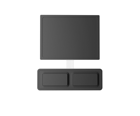 IP65 Industrial Touchpad Com 2 Botões de Micro Key Switch IIC Interface