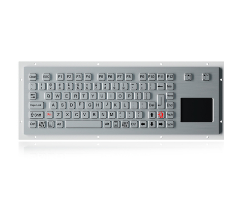 89 teclas teclado USB retroiluminado IP65 Dinâmico à prova d'água com touchpad robusto