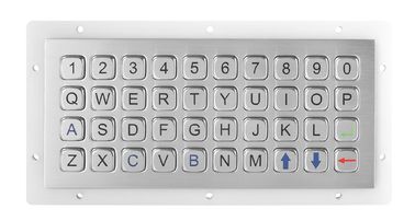 Montagem de aço inoxidável alfanumérica do painel superior do teclado numérico de IP67 40Keys exterior