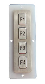 4 chaves comprimem a matriz de ponto do teclado numérico de SMetal para quiosque de informação do shopping 
