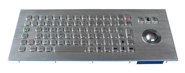 As chaves IP68 84 óticas Ruggedized do teclado 25.0mm do Trackball do metal resistem à prova