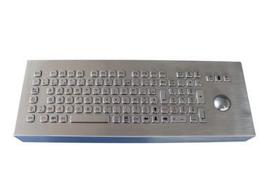 Quiosque industrial impermeável Ruggedized metal do teclado do Desktop com Trackball