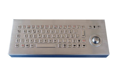 Teclado industrial do metal do Desktop de 71 chaves com a tomada da conexão de USB 