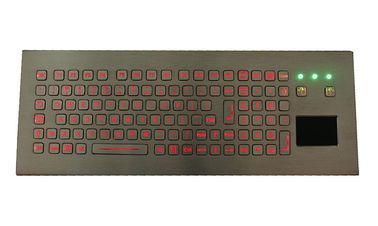 104 teclado industrial Desktop das chaves IP68 com chaves numéricas do FN do Touchpad