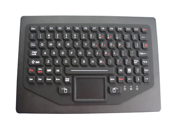 Categoria militar com o teclado dinâmico largo da borracha de silicone da temperatura IP67 da compatibilidade eletrónica