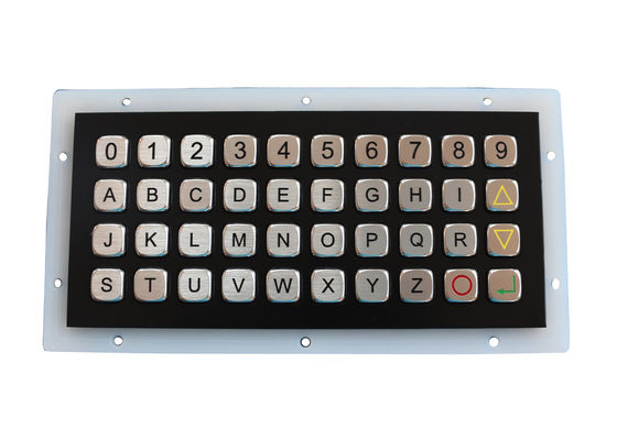 Titânio de aço inoxidável impermeável dinâmico de 40 chaves do teclado numérico IP67 do metal