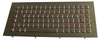 Formato marinho do estojo compacto do teclado do luminoso feito sob encomenda com 87 chaves, chaves de função