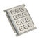 12 teclado de aço inoxidável do curso longo da prova da poeira das chaves IP65 com a montagem de painel superior
