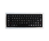 Teclado industrial de titânio preto escovado teclado personalizado Koisk de metal