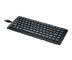 teclado robusto de borracha de silicone incorporado durável 87 teclas construído em PCB de grau militar