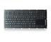 teclado impermeável EMC com touchpad 110 teclas teclado militar robusto