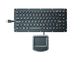IP65 teclado militar de borracha de silicone PS2 USB com touchpad 400DPI