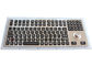 O preto Ruggedized as chaves industriais IP67 do teclado 116 do metal impermeáveis