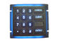 teclado numérico numérico Dot Matrix With Backlight de aço inoxidável do metal do curso de 0.45mm