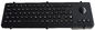 Cor de aço inoxidável retroiluminada do preto do teclado impermeável com 71 chaves