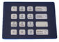 16 chaves resistem ao teclado numérico backlit preto industrial de USB do metal da prova com matriz de ponto