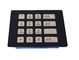 O teclado customizável da prova do vândalo backlit, metal a prova da névoa de sal do teclado numérico