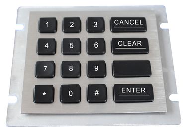 Waterproof o teclado numérico do metal de 16 chaves do polímero das chaves com Usb