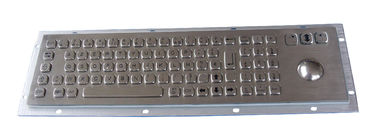 Poeira - teclado de aço inoxidável áspero do braile do ponto da prova com trackball óptico