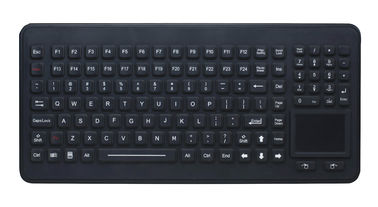 Teclado antimicrobial durável do silicone de 120 chaves com o teclado numérico do touchpad