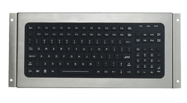 119 o teclado industrial do silicone das chaves IP67, USB enegrece o teclado do desktop