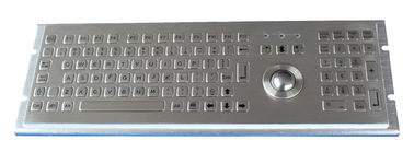 O teclado Ruggedized mini tamanho Fn da montagem do painel fecha a montagem de painel traseiro do Trackball