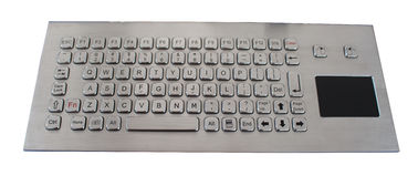 teclado de computador de aço inoxidável de 85 chaves com o touchpad para o quiosque industrial