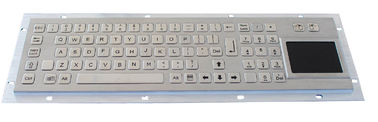 Almofade o teclado da montagem, teclado industrial com o Touchpad para o quiosque de informação