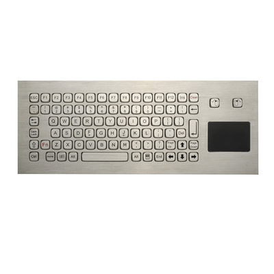 Teclado Ruggedized lavável de 85 chaves, teclado de aço inoxidável com Touchpad