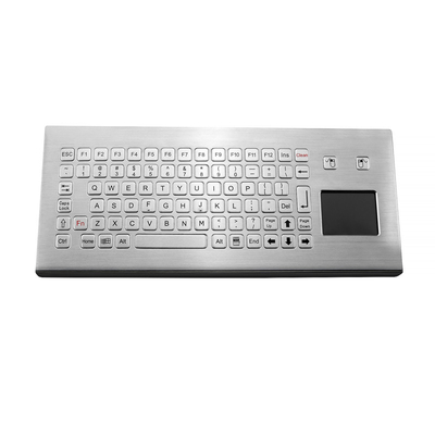 Ip68 selou inteiramente o teclado industrial áspero do metal com Touchpad Resistive