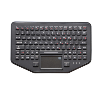 Versão Desktop do teclado de borracha do Usb do veículo IP68 do luminoso industrial