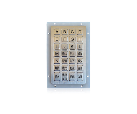Teclado numérico áspero impermeável dinâmico do metal do teclado numérico IP65 numérico de aço inoxidável