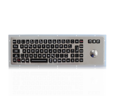 Teclado industrial da prova do vândalo com construído em chaves Marine Keyboard do Trackball 76