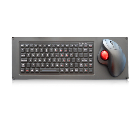 O teclado IP65 industrial dinâmico Ruggedized o teclado da borracha de silicone do luminoso