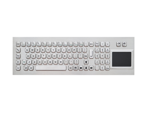 Teclado áspero do metal do quiosque IP65 com Touchpad e teclado de prova do vândalo do teclado numérico do número