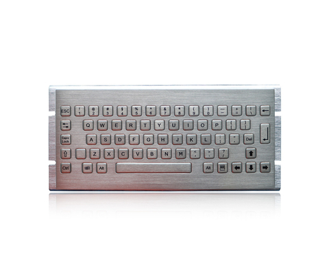 MINI 64 chaves do teclado de aço inoxidável industrial dinâmico da prova do vândalo IP65