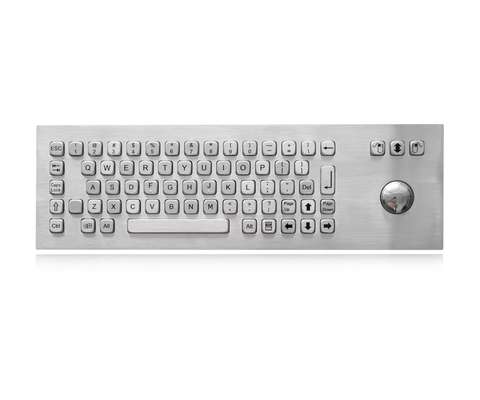 Chaves industriais IP65 do teclado 69 do quiosque do Trackball dos SS da prova do vândalo