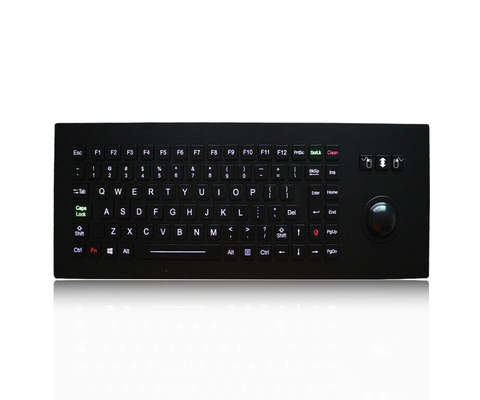 Chaves de Marine Keyboard Military Black Ruggedized com Trackball