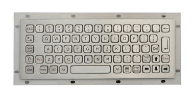 Mini teclado industrial do metal nenhumas chaves do FN, conectores USB/PS2 do teclado da montagem do painel